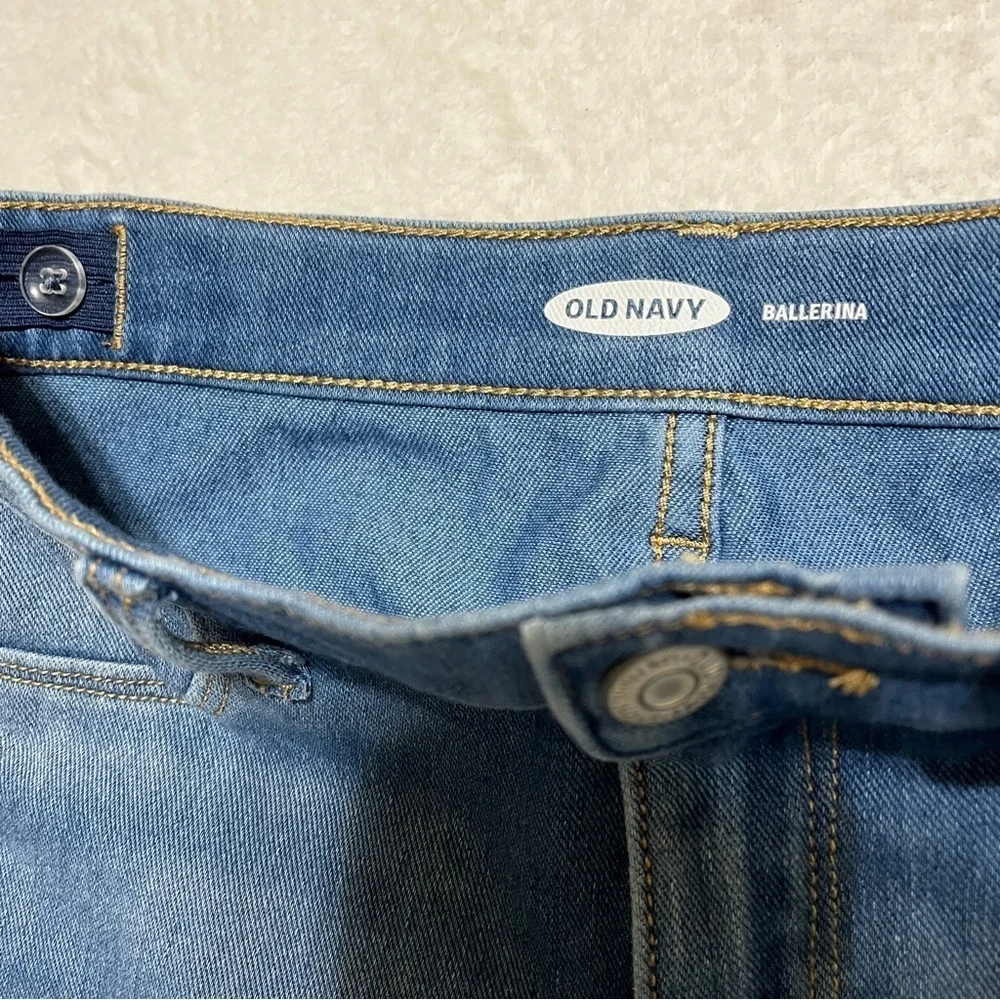 OLD NAVY Girls Size 14 Bundle – Romper, 2 Denim Bermuda Shorts & Black Leggings